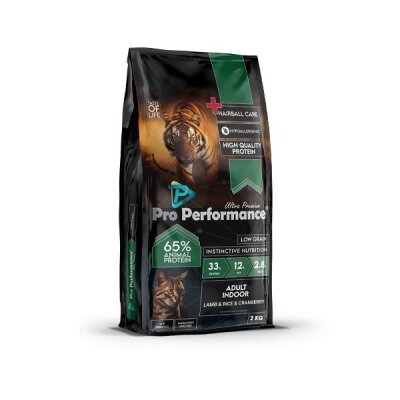 Pro Performance Kuzu-Pirinçli İç Mekan Yetişkin Kedi Maması 2 kg