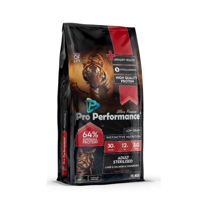 Pro Performance Kuzu Somonlu Kısırlaştırılmış Kedi Maması 15 kg