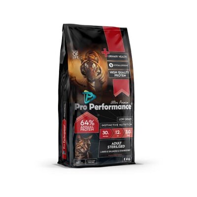 Pro Performance Kuzu Somonlu Kısırlaştırılmış Kedi Maması 2 kg
