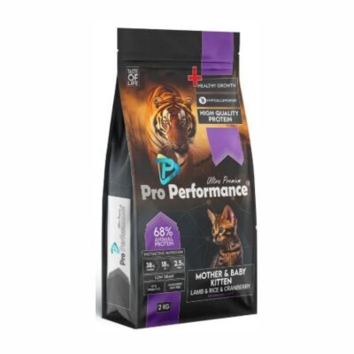Pro Performance Kuzu-Pirinçli Anne ve Yavru Kedi Maması 2 kg