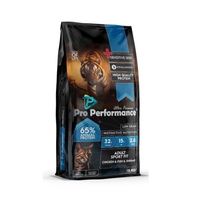 Pro Performance Tavuk Somon Karidesli Yetişkin Kedi Maması 15 kg