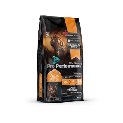 Pro Performance Tavuk-Pirinçli Kısırlaştırılmış Kedi Maması 2 kg