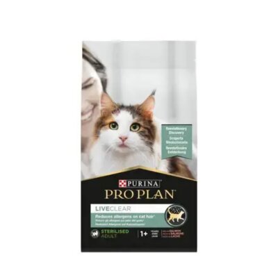 Pro Plan LiveClear Somonlu Kısırlaştırılmış Kedi Maması 1,4 kg