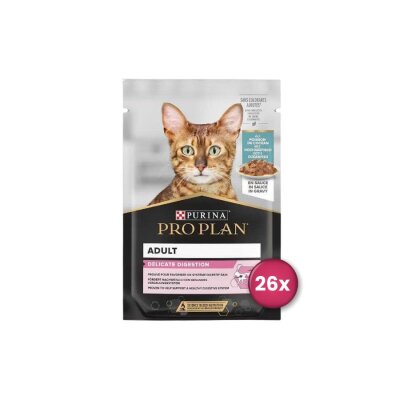 Okyanus Balıklı Yetişkin Kedi Yaş Maması 85 gr x 26