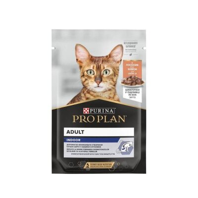 Pro Plan Indoor Soslu Somonlu İç Mekan Yetişkin Kedi Konservesi 85 gr