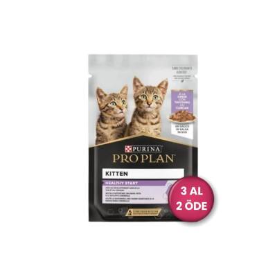 Pro Plan Sos İçinde Hindili DHA'lı Yavru Kedi Konservesi 85 gr