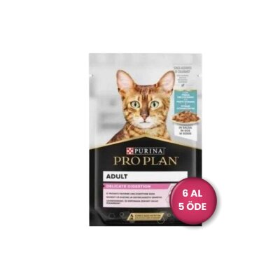 Pro Plan Sosta Okyanus Balıklı Kedi Konservesi 85 gr x 6 (6 Al 5 Öde)