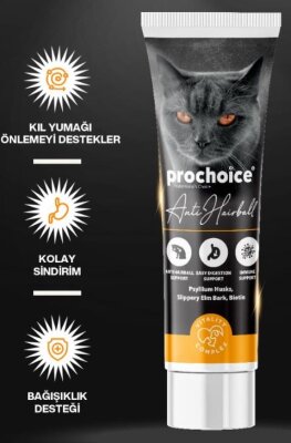 Prochoice Anti Hairball Tüy Yumağı Karşıtı Kedi Malt Macunu 25 ml