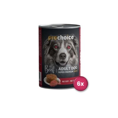 Prochoice Biftekli Ezme Yetişkin Köpek Konservesi 6x400 gr