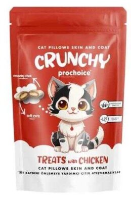 Prochoice Crunchy Çıtır Tavuklu 60 gr Kedi Ödül Maması