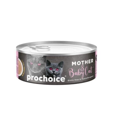 Prochoice Anne ve Yavru Kedi Mus Konserve, Tam Mama 80 gr