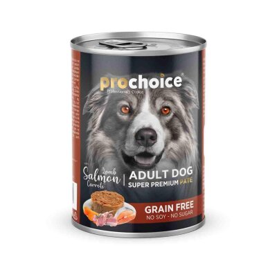 Prochoice Kuzu Somon Havuçlu Yetişkin Köpek Konservesi 400 gr