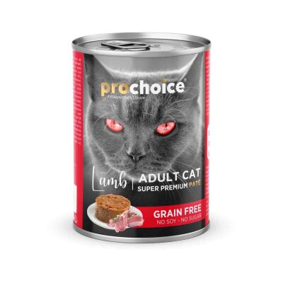 Yetişkin için Taurinli Kuzu Etli Pate 400 gr Yaş Kedi Maması