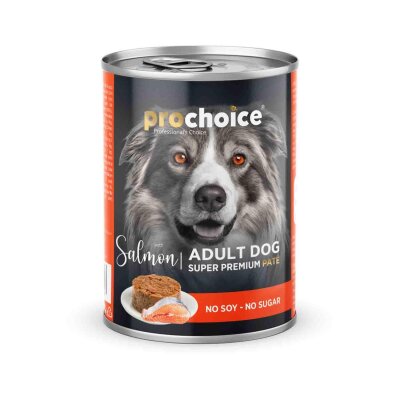 Prochoice Somonlu Tahılsız Ezme Yetişkin Köpek Konservesi 400 gr