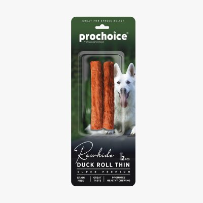 Prochoice Rawhide Ördekli Köpek Çiğneme Kemiği (2 Adet)