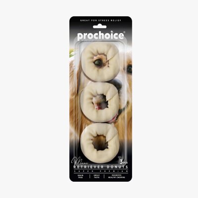 Prochoice Ham Deri Mini Donut Köpek Çiğneme Kemiği 3 Adet