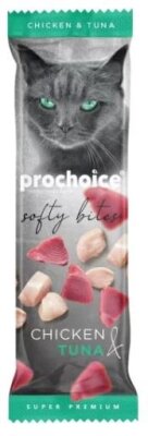 ProChoice Softy Bites Tavuk ve Ton Balıklı Yumuşak Kedi Ödülü 10 gr