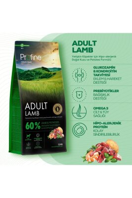 Profine Glutensiz Kuzulu Yetişkin Köpek Maması 12 kg