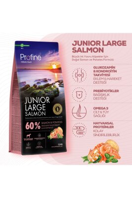 Profine Glutensiz Somonlu Büyük Irk Yavru Köpek Maması 12 kg