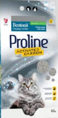 Proline Aktif Karbonlu İnce Taneli Topaklanan Kedi Kumu 10 L