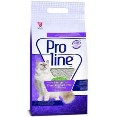 Proline Lavanta Kokulu İnce Taneli Bentonit Kedi Kumu 20 L