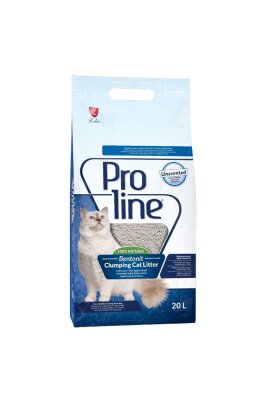 Proline Kokusuz Topaklanan Bentonit Kedi Kumu 20 L