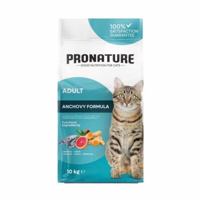 Pronature Hamsili ve Pirinçli Yetişkin Kuru Kedi Maması 10 kg