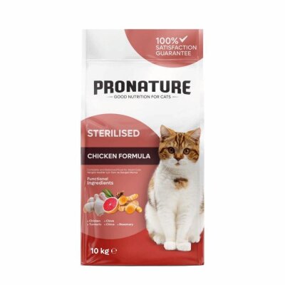 Pronature Kilo Kontrolü Tavuklu Kısırlaştırılmış Kedi Maması 10 kg