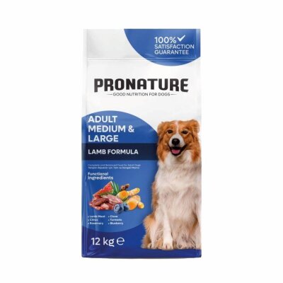 Kuzu Pirinçli Yetişkin Köpek Maması 10 kg + 2 kg Bonus
