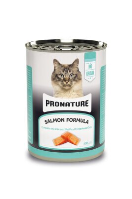 Pronature Tahılsız Somonlu Ezme Kısır Kedi Konservesi 400 gr