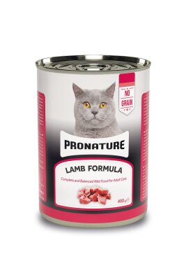 Pronature Tahılsız Kuzu Etli Ezme Kedi Konservesi 400 gr