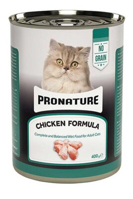 Pronature Tahılsız Tavuk Etli Ezme Kedi Konservesi 400 gr