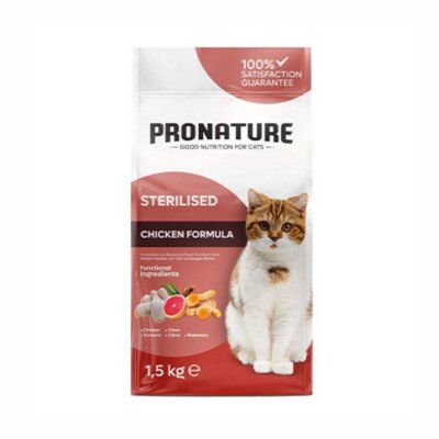 Pronature Kilo Kontrol Tavuklu 1,5 kg Kısırlaştırılmış Kedi Maması