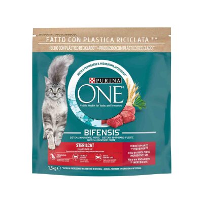 Purina One Sığır Etli Kısırlaştırılmış Kedi Maması 1,5 kg