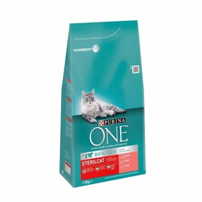 Purina One Somonlu Kısırlaştırılmış Kedi Maması 1,5 kg