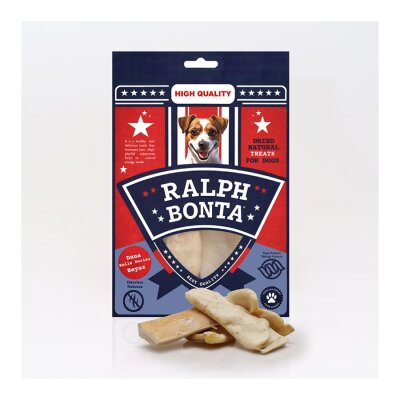 Ralph Bonta Kurutulmuş Dana Kelle Derisi Köpek Ödülü (Beyaz) 100 gr