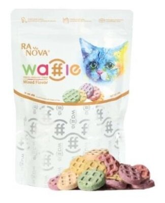 Ranova Dondurularak Kurutulmuş Etli Waffle Kedi Ödülü 60 gr