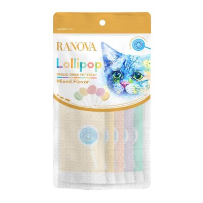 Ranova Karışık Aromalı Lolipop Kedi Ödülü 5'li