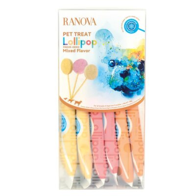 Ranova Tavuk Bazlı Karışık Aromalı Köpek Lolipop Ödülü 6 Adet