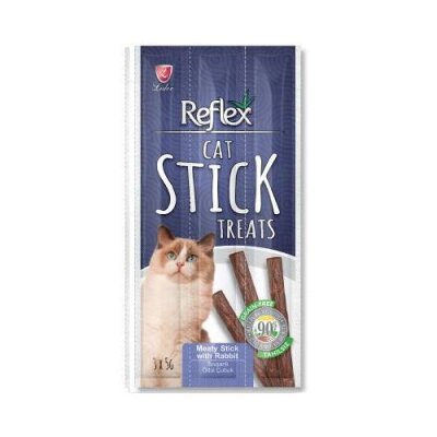 Reflex Tavşanlı Yumuşak Kedi Ödül Çubuğu 3 x 5 gr