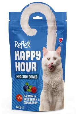 Reflex Happy Hour Eklem Destekli Somon Proteinli Kedi Ödülü 60 gr