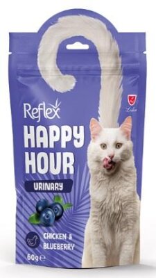 Reflex Happy Hour Üriner Destekli Ciğer Aromalı Kedi Ödülü 60 gr