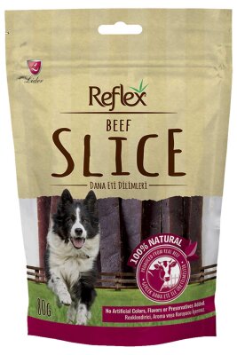 Reflex Kurutulmuş Dana Eti Dilimli Köpek Ödülü 80 gr