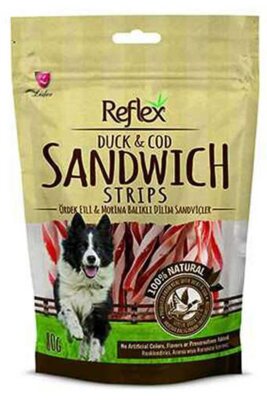 Reflex Kurutulmuş Ördek ve Morina Balıklı Köpek Ödülü 80 gr