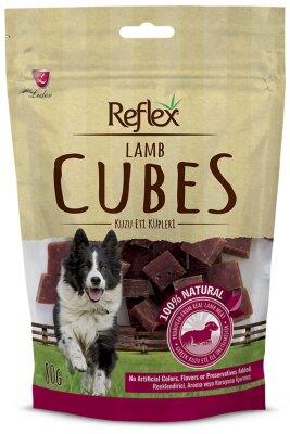 Reflex Kuzu Etli Küp Fırınlanmış Köpek Ödülü 80 gr