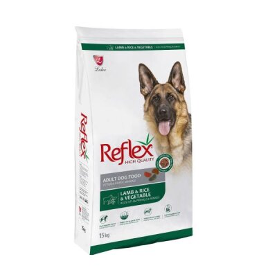 Reflex Kuzu Etli Pirinçli Yetişkin Köpek Maması 15 kg