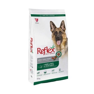 Reflex Kuzu Etli Pirinçli Yetişkin Köpek Maması 15 kg