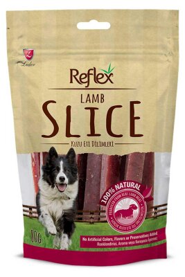 Reflex Kuzu Etli Şerit Fırınlanmış Köpek Ödülü 80 gr