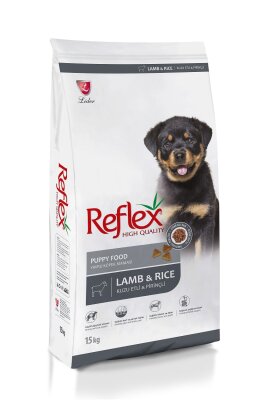 Reflex Kuzu Etli Pirinçli Yavru Köpek Maması 15 kg