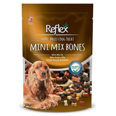 Reflex Mini Mix Bones Yarı Yumuşak Köpek Ödülü 150 gr